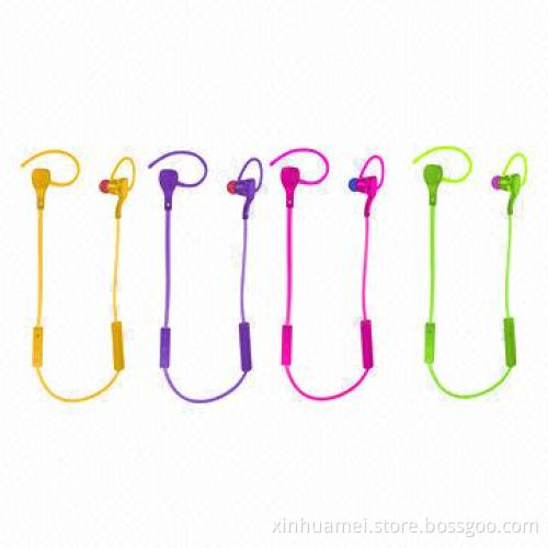 Sportable Bluetooth Headset with Soft Wire